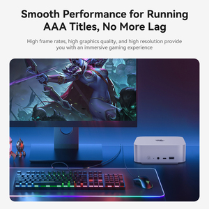 <span class=keywords><strong>Beelink</strong></span> SER9 AMD <span class=keywords><strong>Ryzen</strong></span> 7 H255 8C/16T นาฬิกาบูสต์สูงสุด4.9GHz WIFI 6 LPDDR5X 32GB RAM 1TB SSD มินิพีซีสำหรับเล่นเกม - Product Image 6