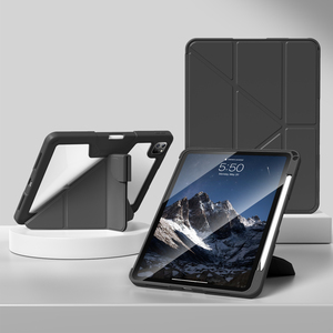 Kenke Sleep Wake funda plegable para tableta para Ipad Pro 2/3/4 Gen 11 pulgadas portalápices PU cuero a prueba de golpes Kickstand funda protectora - Product Image 2