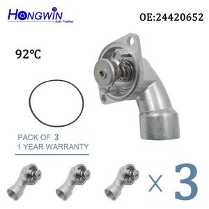 3 STÜCKE 24420652 1338067 1338084 55353492 90499660 Kühlmittel motor thermostat Passend für Op-el Vectra Omega Saab 9000 Vauxhall Omega V6 - Product Image 2