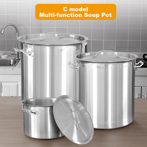 Cookmate Fabricant Induction Céramique Halogène Table de cuisson Casserole Restaurant Commercial 8 Quart Hôtel Stock pot - Product Image 6