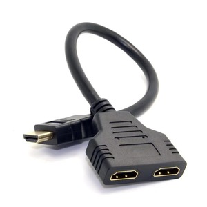 Divisor de Cable <span class=keywords><strong>HDMI</strong></span> 1080P, Adaptador de Cable Divisor en <span class=keywords><strong>Y</strong></span> de 2 Puertos, 1 Entrada <span class=keywords><strong>y</strong></span> 2 Salidas, para TV LCD, PS3, Compatible con <span class=keywords><strong>HDMI</strong></span> - Product Image 3