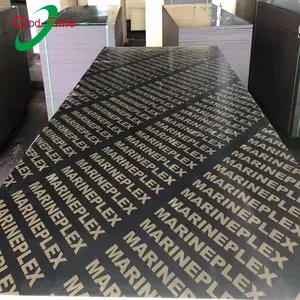 Black 4x8 Feet Film Faced Plywood Hexaboard Plywood Anti-slip Film Plywoods For European Market