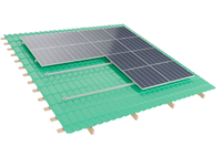 Pince centrale solaire en alliage d'aluminium 30mm PV pour montage de panneau coulissant Pinces de toit de tiroir pour l'installation de toit d'étain dans l'abri de voiture