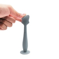 Cuillère à médicaments en silicone avec ventouse applicateur de crème pour couches pour bébé grattoir à fesses ustensile pour application de médicaments