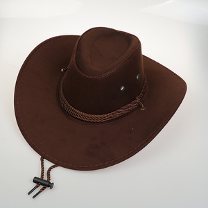 Sombrero <span class=keywords><strong>de</strong></span> Vaquero Unisex Personalizado en Oferta, Color Sólido, Algodón y Poliéster, para Fiestas, Deportes al Aire Libre, Sombreros <span class=keywords><strong>de</strong></span> Vaquera para Adultos, Sombrero Fedora - Product Image 3