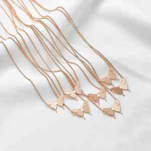 Gold Pendant <b>Necklace</b> Cross Border Multi Exclusive Influencer Choice Item Certified Material <b>Solid</b> Metal Construction Gift - Product Image 2