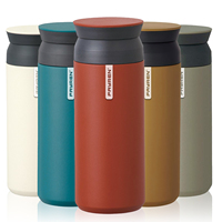 Bouteille d'eau en acier inoxydable de 350 ml, bouteille d'eau pour enfants sous vide, double paroi, sport, extérieur, portable, bouteille de boisson de luxe de 500 ml