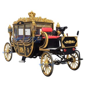 Nouvelle Calèche Royale Électrique Sans Chevaux pour Visites Touristiques 2026, Modèle Q235B avec Châssis en Acier - Product Image 3
