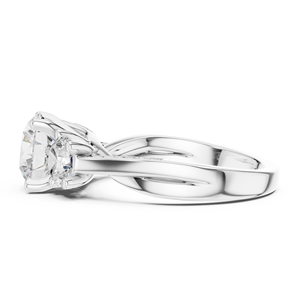 แหวนหมั้นเพชรแล็บพรีเมียมทรงโซลิแทร์ ดีไซน์โดดเด่น แหวนหมั้นทำมือ จำหน่ายโดยผู้ส่งออก - Product Image 4