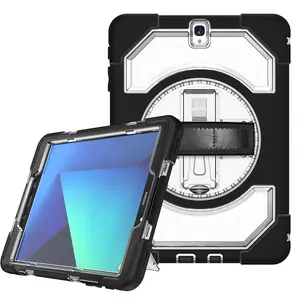 Şeffaf PC arka kapak darbeye dayanıklı Tablet Samsung kılıfı Galaxy Tab S3 9.7 inç kılıf tablet T820/T825