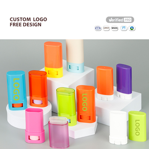 Logotipo personalizado 10g15g PP envase de plástico embalaje <span class=keywords><strong>antitranspirante</strong></span> Stick protector solar desodorante tubo vacío cosmético recargable - Product Image 1