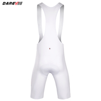 Darevie – Cuissard de cyclisme blanc personnalisé en gros, avec rembourrage en chamois doux et sans couture, pour hommes