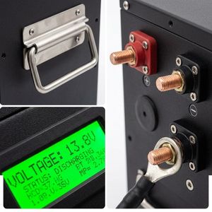 Batterie LiFePO4 12V 100Ah pour stockage d'énergie photovoltaïque, applicable en Afrique, 6000+ cycles profonds, protection BMS intelligente, rechargeable - Product Image 4