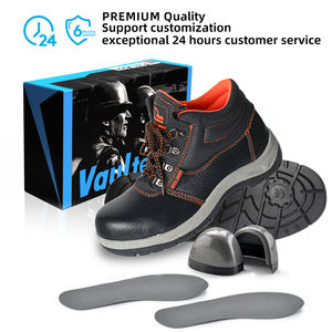 Botas DE SEGURIDAD Rocklander para construcción industrial, protección para pies, suela de PVC de cuero PU, <span class=keywords><strong>zapatos</strong></span> de seguridad para hombres - Product Image 3