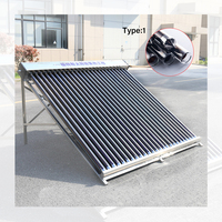 Système de Chauffage Solaire à Caloduc et Tube sous Vide, Chauffe-Eau Solaire Thermique à Tubes Évacués pour Piscine