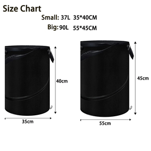 Thùng Rác Tái Sử Dụng Có Thể Gấp Lại 10/24/30 Gallon Ngoài Trời Cho Rác Thải Sân Và Rác Lá - Product Image 2