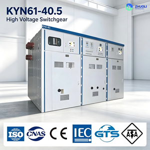 Appareillage de distribution électrique haute tension série KYN, entièrement isolé IP4X, personnalisé, homologué ISO CE, 28KV 40.5KV, haute sécurité - Product Image 2