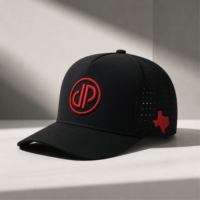 Gorra de Béisbol de Moda, 5 Paneles, Estructurada, con Perforaciones Láser, Insignia Tejida, Logotipo Bordado Personalizado, Ajustable, Unisex, Diseño de Puntos Argyle, Tejido Terry