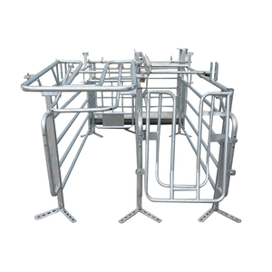 Nouvelle Cage de Gestation HENGYIN HY-AFS Populaire et de Qualité pour l'Élevage Porcin, Conception à Porte Arrière, Matériau Galvanisé à Chaud, Certifiée CE/ISO - Product Image 1