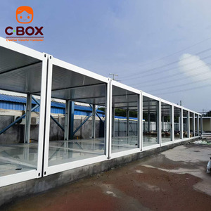 Cbox, restaurant mobile moderne de 20 pieds, kiosque de nourriture de rue, boutique modulaire pour festival de musique, maison préfabriquée en conteneur à plat - Product Image 2