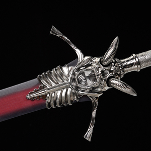 Jeu Rebellion Sword <span class=keywords><strong>Devil</strong></span> <span class=keywords><strong>May</strong></span> <span class=keywords><strong>Cry</strong></span> <span class=keywords><strong>Dante</strong></span> 128cm 2.8kg Équipement de jeu Décoration de la maison Jeu Anime Collectibles Not Sheath Red Color - Product Image 4