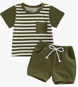 Conjunto Casual de Dos Piezas para Niños de 1 a 4 Años, Ropa Infantil de Manga Corta para Verano - Product Image 4