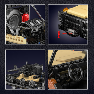 Mould King 20041 Caracal Desert Building Block Juguetes Aplicación técnica Control remoto Battle Building Block - Product Image 5