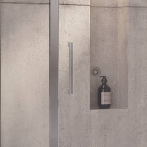 Kamalu KI4000S Porte Doccia Scorrevoli Moderne 160x80 Angolari Senza Telaio in Acciaio con Vetro Spesso 8mm per Bagni di Hotel - Product Image 4