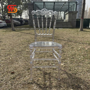 LISSE vente en gros Transparent Offre Spéciale clair chaise royale chaise de mariage en métal pour salon bureau à domicile luxueux européen - Product Image 6