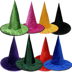 Sombrero <span class=keywords><strong>de</strong></span> Halloween Tocado Sombrero <span class=keywords><strong>de</strong></span> <span class=keywords><strong>bruja</strong></span> verde COS Sombrero mágico <span class=keywords><strong>Mago</strong></span> <span class=keywords><strong>de</strong></span> <span class=keywords><strong>Oz</strong></span> Dibujos animados DIY Sombrero <span class=keywords><strong>de</strong></span> <span class=keywords><strong>bruja</strong></span> Tocado - Product Image 1