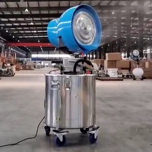 Ventilador de pulverización 170L tanque de agua grande ventilador atomizador de refrigeración humidificador de ventilador de niebla de pulverización móvil al aire libre - Product Image 3