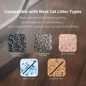 Offre Spéciale intelligent litière pour chat boîte automatique <span class=keywords><strong>bac</strong></span> <span class=keywords><strong>à</strong></span> <span class=keywords><strong>sable</strong></span> autonettoyant pour chats Scoop gratuit intelligent litière pour chat - Product Image 6