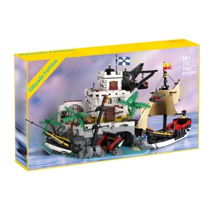 Fortezza Eldorado 2132, Modello del Porto dei Pirati, Set di Mattoncini Standard, Blocchi da Costruzione, Giocattoli per Bambini, Regali di Natale, 2509 Pezzi/Set - Product Image 1