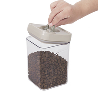 Ensemble de contenants hermétiques pour aliments avec couvercles, organisation du garde-manger, boîtes empilables pour la farine, les céréales, le sucre, 5 pièces