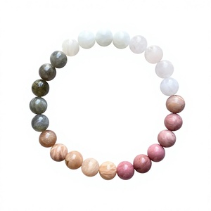 Pulsera Ajustable de Piedras Naturales de 8mm Hechas a Mano con Energía Curativa, Atrae la Buena Suerte, Dinero y Salud, Regalo - Product Image 4