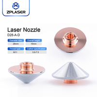 Buse laser ZPLASER D28-A de haute qualité - Simple et double : Compatible avec l'équipement laser standard