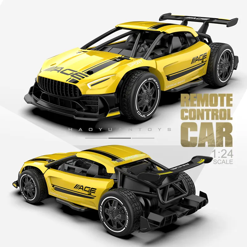 Auto RC all'ingrosso radiocomando 2.4G 4CH auto da corsa giocattoli per bambini bambini 1:24 Mini auto elettrica ad alta velocità Rc Drift Driving Car