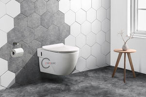 Toilettes en gros, articles sanitaires, toilettes murales en céramique, une seule pièce pour la salle de bain - Product Image 3