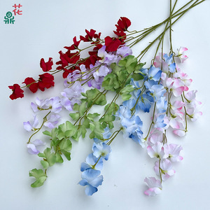 Fleurs artificielles mixtes en soie, fleurs de pois, longue durée, décorations pour allée de mariage - Product Image 2