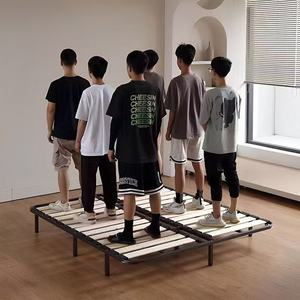 Struttura letto industriale in metallo a doppia fila per camera da letto, ospedale, hotel, scuola, appartamento - Design economico e pronto per l'uso, direttamente dalla fabbrica - Product Image 6