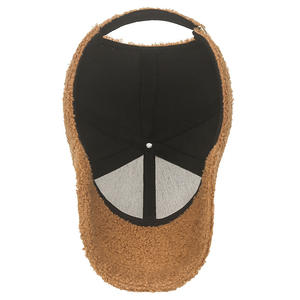Cappellini da Baseball regolabili in pile di peluche Sport Cap inverno Sherpa <span class=keywords><strong>cappello</strong></span> per <span class=keywords><strong>donna</strong></span> uomo - Product Image 3