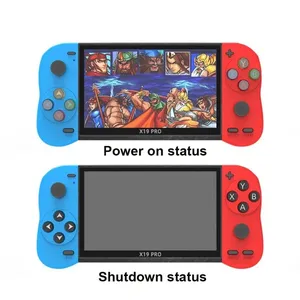 X19 Pro Console di gioco portatile da 5 pollici 8GB portatile lettore Video retrò 2000 giochi Arcade <span class=keywords><strong>Neogeo</strong></span> Mame Mini pulsanti colorati - Product Image 4