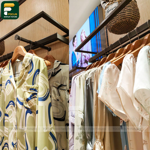 Meuble de présentation de vêtements de luxe haut de gamme pour boutique, étagère murale, comptoir de caisse - Product Image 6