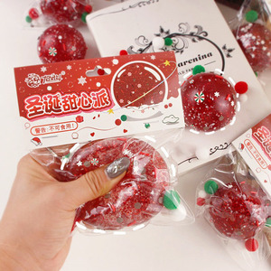 Christmas Gel Stress Ball - TPR Squeeze Fidget Toy - Crystal <b>Squishy</b> Decompression Toy for Kids Adults & Christmas Party Favors - Product Image 3