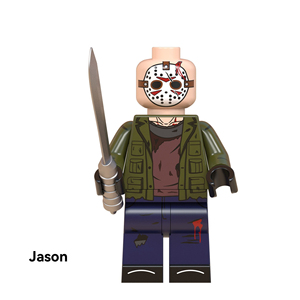 Halloween película <span class=keywords><strong>de</strong></span> terror personaje Scream Killer Jason <span class=keywords><strong>Freddy</strong></span> <span class=keywords><strong>Krueger</strong></span> ladrillos <span class=keywords><strong>de</strong></span> plástico juguetes <span class=keywords><strong>de</strong></span> bloques <span class=keywords><strong>de</strong></span> construcción para niños - Product Image 5