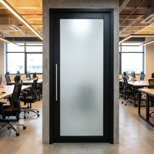 Puerta Arqueada con Marco de Aluminio, Personalizada, Impermeable, para Baño, Recién Llegada - Product Image 2