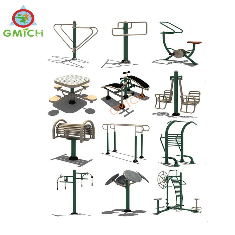 Parallel bars outdoor fitness apparatuur stations park fitness