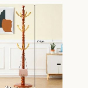 Perchero moderno de madera 36903-M10-A/B/G/H/W - Product Image 1