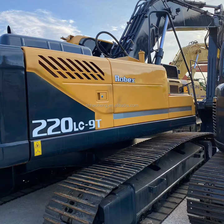 Best selling hyundai220 used crawler hydraulic excavator earthmoving