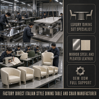 Chaise de salle à manger en cuir rembourrée confortable avec dossier de conception moderne de haute qualité en vente chaude pour hôtel restaurant